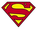 Superman logo Royalty Free Stock Photo