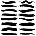 Ink Brush Strokes Silhouette Pack