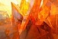 high quality visual of Polygonal abstract backgroundorange color Royalty Free Stock Photo
