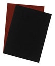High rectangular black and red sandpaper texture, background sanding paper