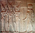 HIGH RELIEF IN EGYPTIAN TEMPLE OF KOM OMBO