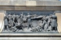 High relief on the pedestal of the monument to Admiral Nakhimov in Sevastopol