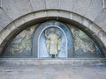 High relief of Prince Vladimir on Naberezhnoe Highway in Kyiv