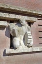 High relief `Stonecutter` 1924. Kaliningrad, Professor Baranov street, 30