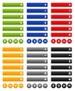 36 High-res Colourful Buttons