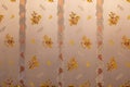 High res elegant dark pale pink hand stitched floral designs vintage smooth victorian fabric wallpaper background
