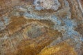 high res rough cracked and weathered vibrant multi tone earth and light blue colors lightly rough stone texture background Royalty Free Stock Photo