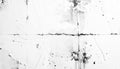 Abstract texture, distressed white surface with scratches and dust, grunge aesthetic. Royalty Free Stock Photo