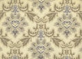 High resolution antique wallpaper with floral pattern