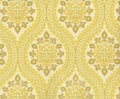 High resolution antique wallpaper with floral pattern Royalty Free Stock Photo