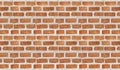 high resolution brick wall made of old red brick Royalty Free Stock Photo