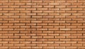 high resolution brick wall made of old red brick Royalty Free Stock Photo