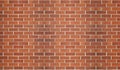 high resolution brick wall made of old red brick Royalty Free Stock Photo