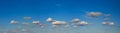 High resolution bright sky panorama Royalty Free Stock Photo
