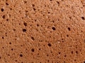 High resolution brown bread texture background. Texture of brown bread baked from rye flour Royalty Free Stock Photo