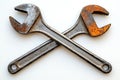 Rusty Wrenches Crossed Repair, Maintenance, DIY Tools Stock Photo Royalty Free Stock Photo