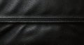 Black leather texture background with stitching detail Royalty Free Stock Photo