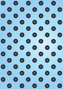 Blue metal stainless steel aluminum perforated pattern texture mesh background Royalty Free Stock Photo