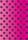 Pink metal stainless steel aluminum perforated pattern texture mesh background Royalty Free Stock Photo