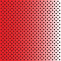 Concept conceptual red metal stainless steel aluminum perforated pattern texture mesh background Royalty Free Stock Photo