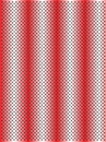 Red metal stainless steel aluminum perforated pattern texture mesh background Royalty Free Stock Photo