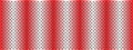 Red metal stainless steel aluminum perforated pattern texture mesh banner background Royalty Free Stock Photo