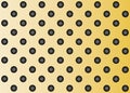 Yellow or golden metal stainless steel aluminum perforated pattern texture mesh background Royalty Free Stock Photo