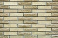 High resolution cream brick wall texture, background Royalty Free Stock Photo