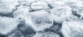 High-Resolution Crushed Ice Cubes Background Texture for Refreshing Beverages and Cool Designs Royalty Free Stock Photo