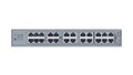Gigabit Network Switch with Multi-Port RJ-45 Ethernet Ports Royalty Free Stock Photo