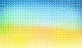 Abstract grid background of rounded bright and summery colored squares.