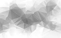 Abstract gray low poly background Royalty Free Stock Photo