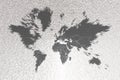 High-resolution grey map of the world digital econony