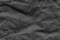 Grocery Bag Coarse Grain Black Kraft Paper Crushed Crumpled Mottled Grunge Texture Detail Royalty Free Stock Photo
