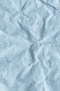 Grocery Bag Blue Kraft Coarse Grain Paper Crushed Crumpled Mottled Grunge Texture Detail Royalty Free Stock Photo