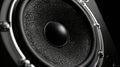 Audio Speaker Close-Up. Royalty Free Stock Photo