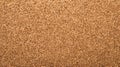 Cork board texture background, natural brown surface for notice or bulletin. Royalty Free Stock Photo
