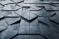 high resolution image of Grey polygonal background Royalty Free Stock Photo