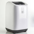 Modern White Air Purifier with Digital Control Panel for Home and Office Air Quality Royalty Free Stock Photo