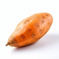 High Resolution Image Of Raw Sweet Potato On White Background
