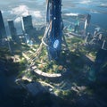 Eco-Future Cityscape, Advanced Architecture