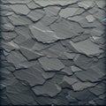 Textured Slate Stone Pavement Close-Up, AI Generated