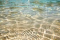 Crystal Clear Water Texture, Serene Nature Background Royalty Free Stock Photo