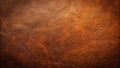 High-resolution image showcasing the rich texture and deep amber tone of genuine leather, ideal for background designs and Royalty Free Stock Photo