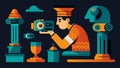 High resolution imaging techniques are utilized to capture intricate details of ancient artifacts preserving their form