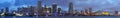 High Resolution Panorama, Downtown Miami Florida Royalty Free Stock Photo