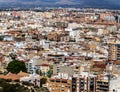 tiled roofs of the old town of Alicante Andalusia Spain