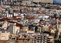 tiled roofs of the old town of Alicante Andalusia Spain