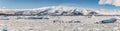 High Resolution Panoramic view with Jokulsarlon Glacier Lagoon, Iceland, Europe