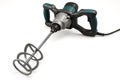 Industrial Mixer Drill â Heavy-Duty Power Tool for Mixing Paint, Cement, and Construction Materials Royalty Free Stock Photo